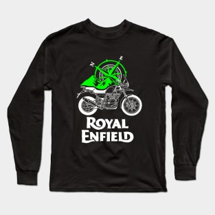 Royald Enfield Himalayan Vintage Off Road Motorbikes Long Sleeve T-Shirt